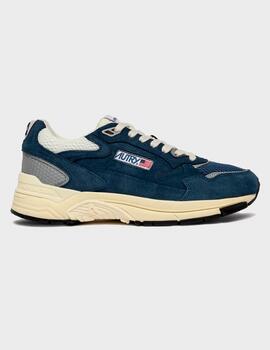 Zapatillas Autry Hyperway Low Man Suede/Mesh Enblu