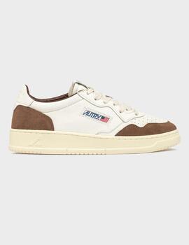 Zapatillas Autry Medalist Low Man Goat/Suede Wht/T