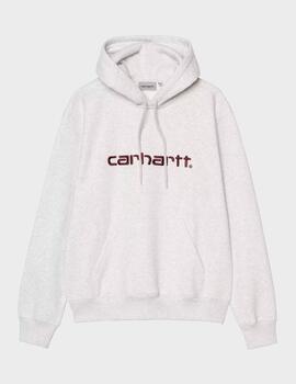 Sudadera Carhartt WIP Hooded Sweat Ash He/R