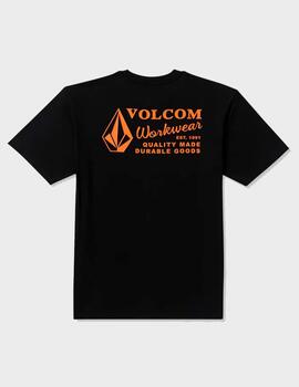 Camiseta Volcom Work Wear SST Black
