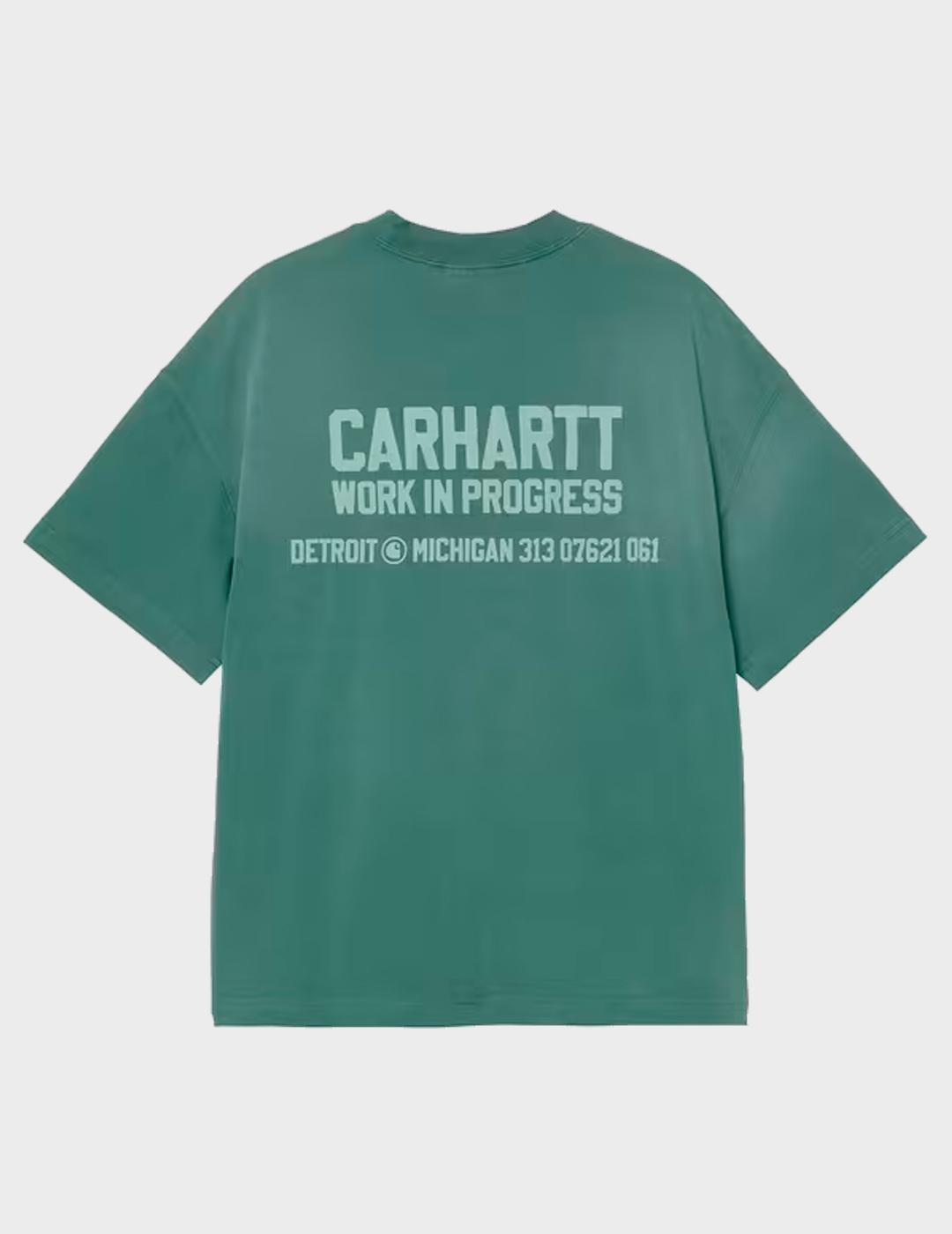 Camiseta Carhartt WIP S/S Distance Dark Fir