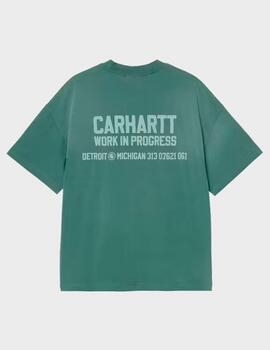 Camiseta Carhartt WIP S/S Distance Dark Fir