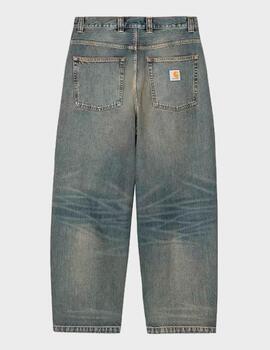 Pantalon CarharttWIP Brandon Pant Blue Worn Used W