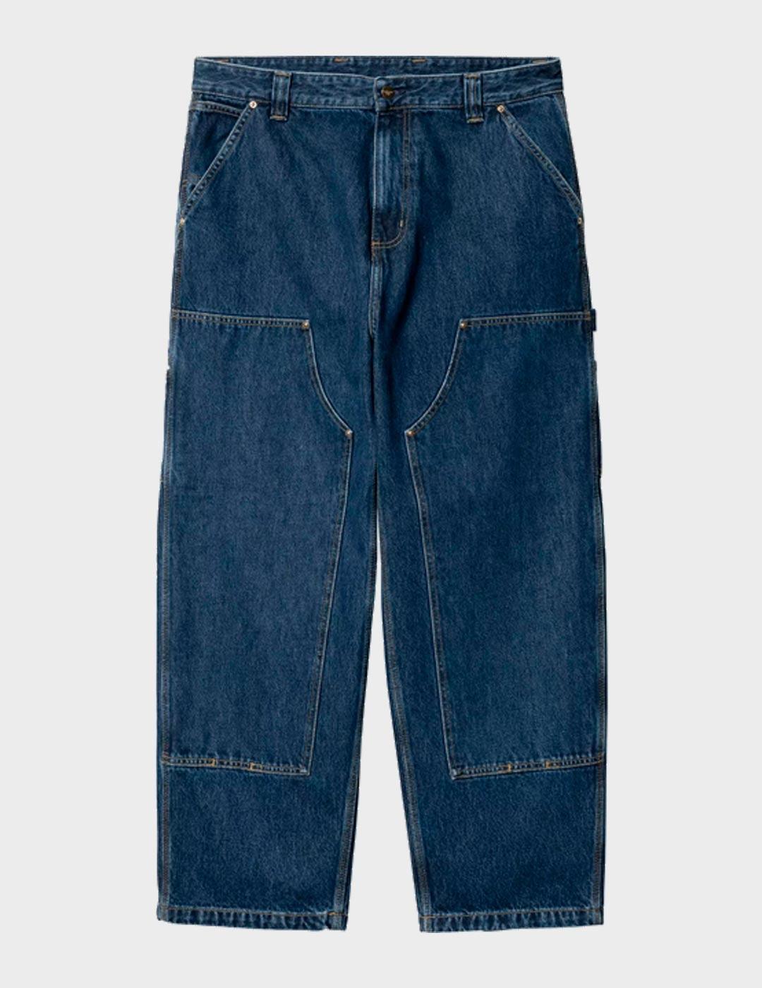 Pantalones Carhartt WIP Nash Double Knee Pant Blue