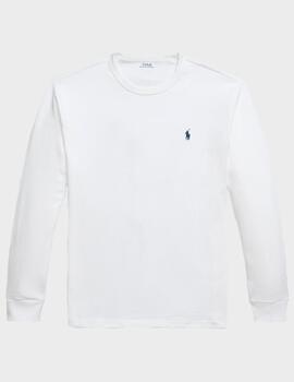 Camiseta Polo Ralph Lauren Classic Fit LSL White