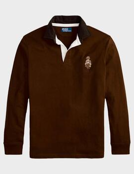 Polo Polo Ralph Lauren Bear M Classics LSL Brown