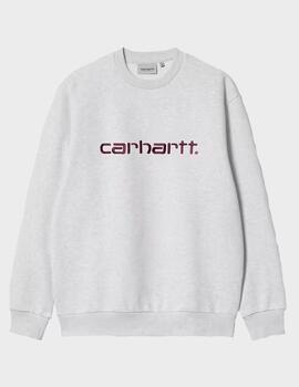 Sudadera Carhartt WIP Sweat Ash Heather / Rondo
