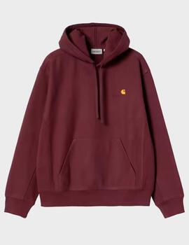 Sudadera Carhartt WIP American Script Hooded Porph