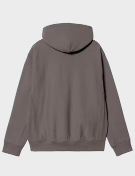 Sudadera Carhartt WIP American Script Hooded Porph