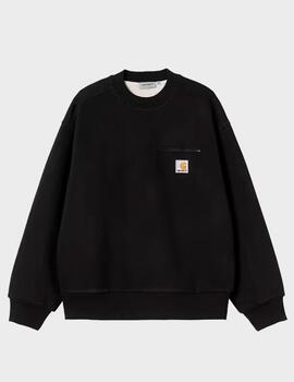 Sudadera Carhartt WIP Detroit Sweat Black Stone W