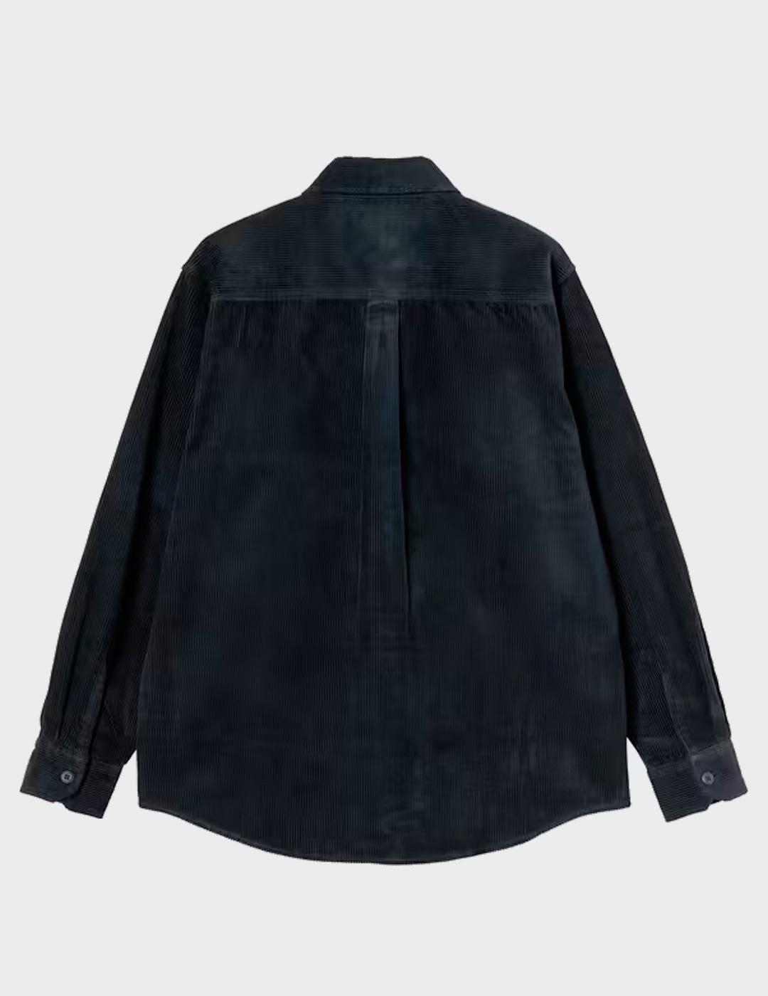 Camisa Carhartt WIP Flint L/S deep Night