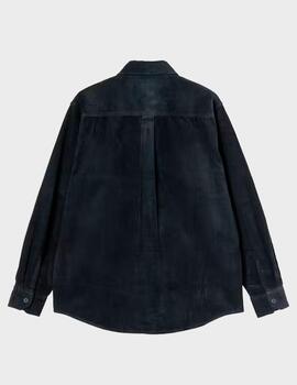 Camisa Carhartt WIP Flint L/S deep Night