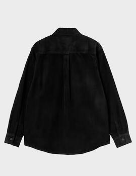 Camisa Carhartt WIP Flint L/SBlack