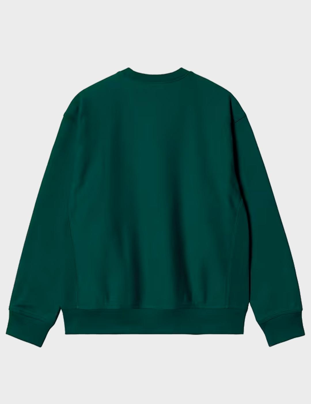 Sudadera Carhartt WIP American Script Sweat Dark F