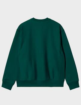 Sudadera Carhartt WIP American Script Sweat Dark F