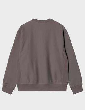 Sudadera Carhartt WIP American Script Sweat Porphy