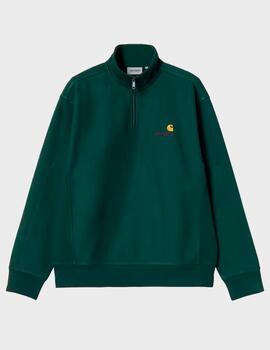 Sudadera Carhartt WIP Half Zip American Script DF