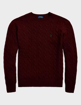 Jersey Polo Ralph Lauren M Classics Cla Wine