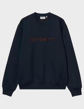 Sudadera Carhartt WIP Sweat Deep Night / Palisande