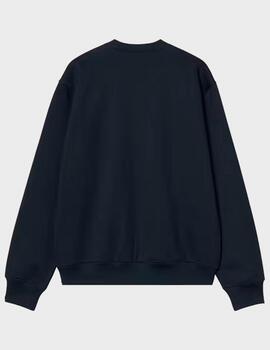 Sudadera Carhartt WIP Sweat Deep Night / Palisande