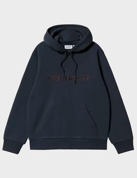 Sudadera Carhartt WIP Hooded Carhartt Sweat Deep N