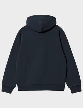 Sudadera Carhartt WIP Hooded Carhartt Sweat Deep N