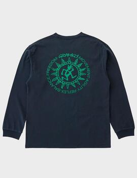Camiseta Gramicci Sun L/S Navy