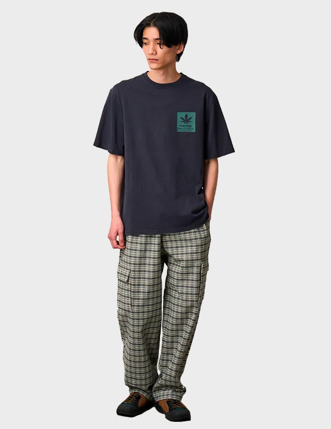 Camiseta Gramicci Hemp Tee Navy Pigment