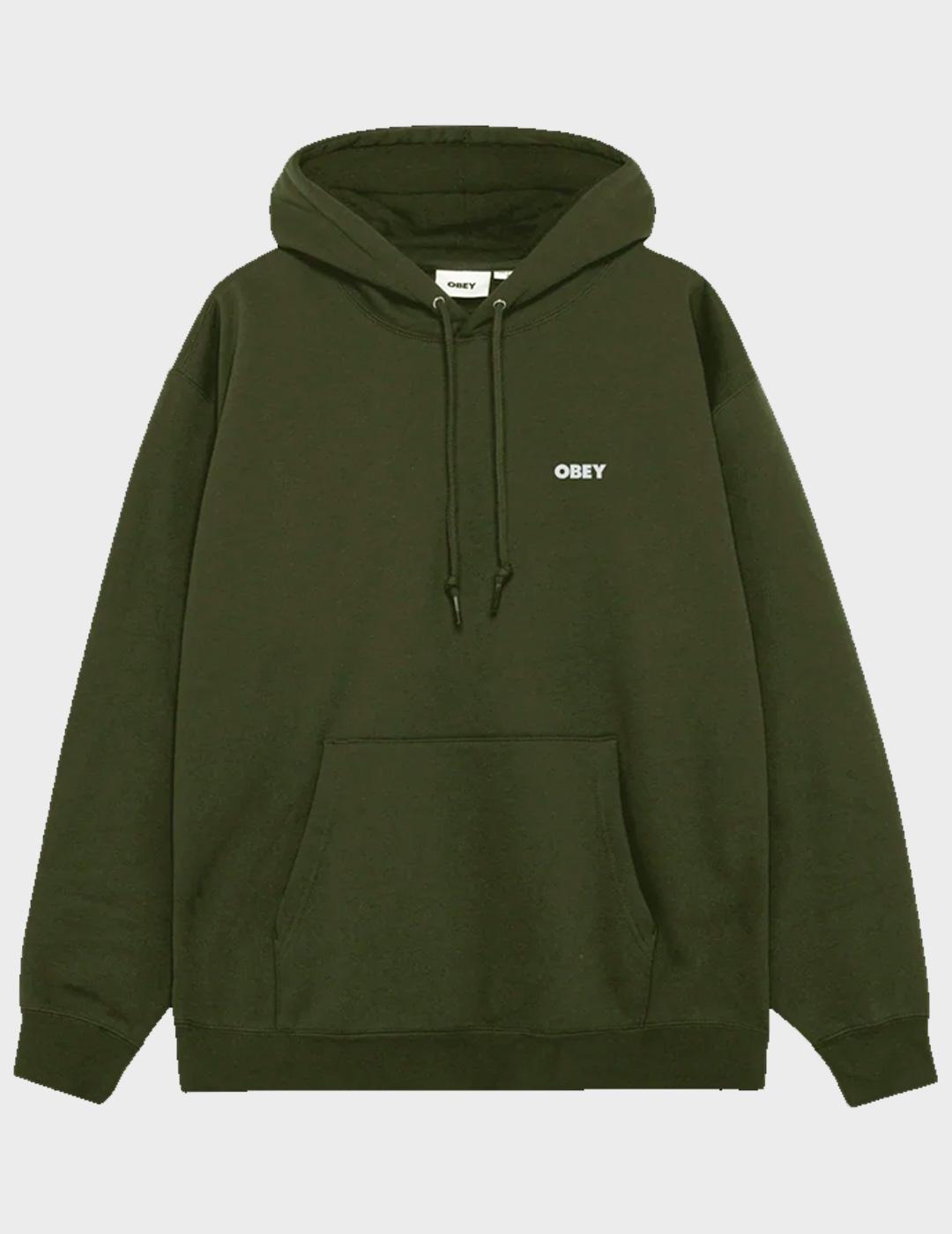 Sudadera Obey Quarter Icon Deep Lichen Green