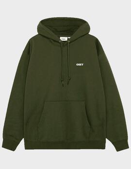 Sudadera Obey Quarter Icon Deep Lichen Green