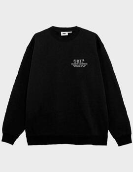 Sudadera Obey House of subversion Black