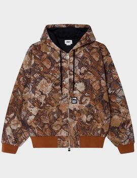Chaqueta Obey Glen Zip Up Fence Camo Multi
