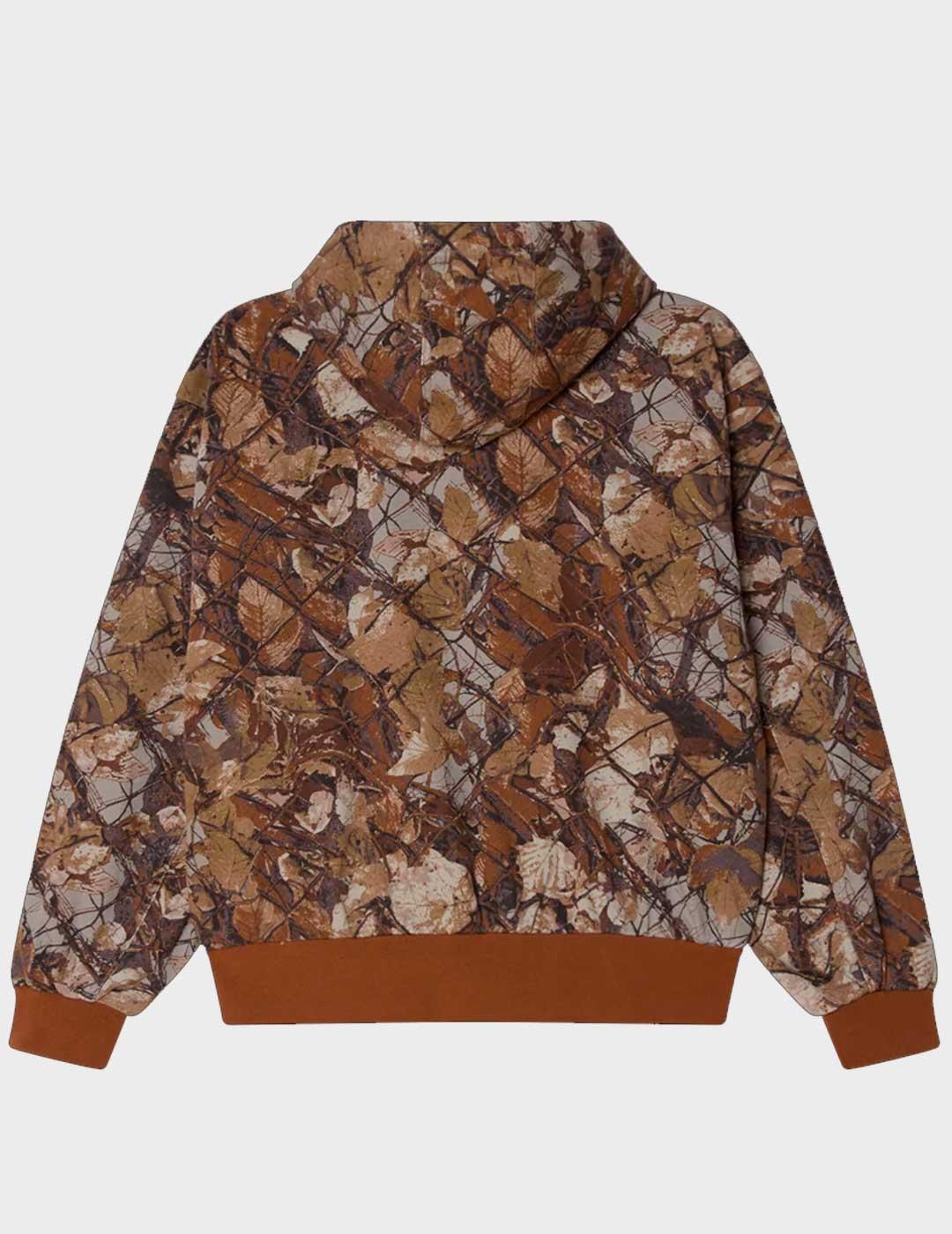 Chaqueta Obey Glen Zip Up Fence Camo Multi