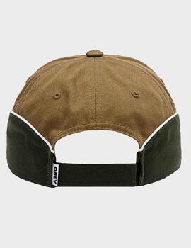 Gorra Obey Rewind 6 Pnl Velcro Olive Multi