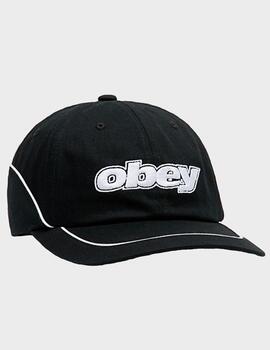 Gorra Obey Rewind 6 Pnl Velcro Black