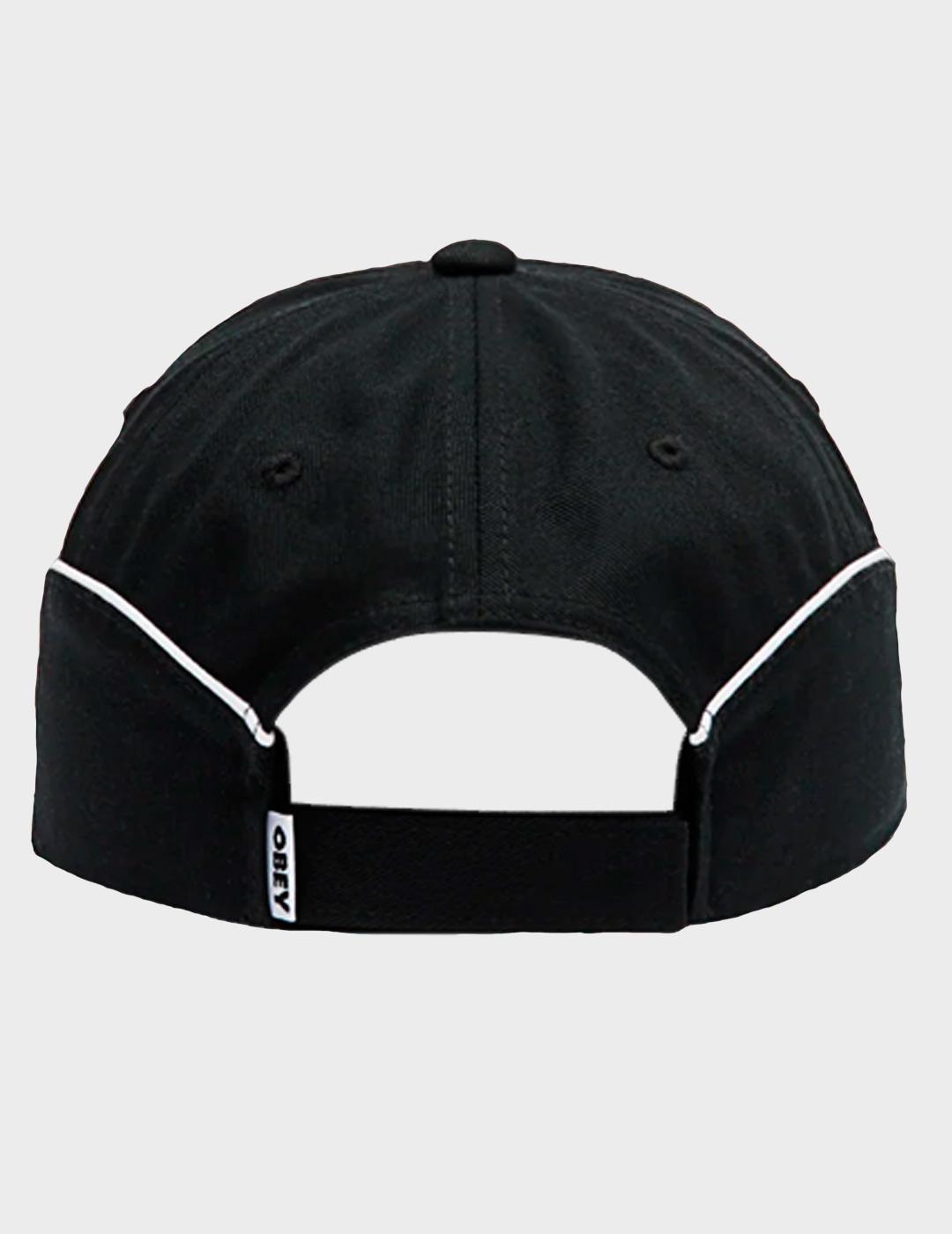 Gorra Obey Rewind 6 Pnl Velcro Black