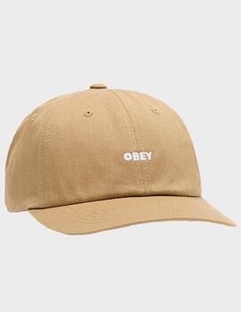 Gorra Obey Bold Curve 6 panel Khaki