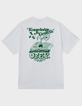 Camiseta Obey Knowledge White