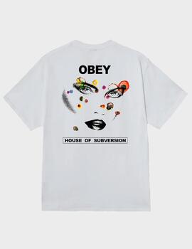 Camiseta Obey Face of Subversion White