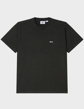 Camiseta Obey Lowercase Pigment PgmtPirateBlack