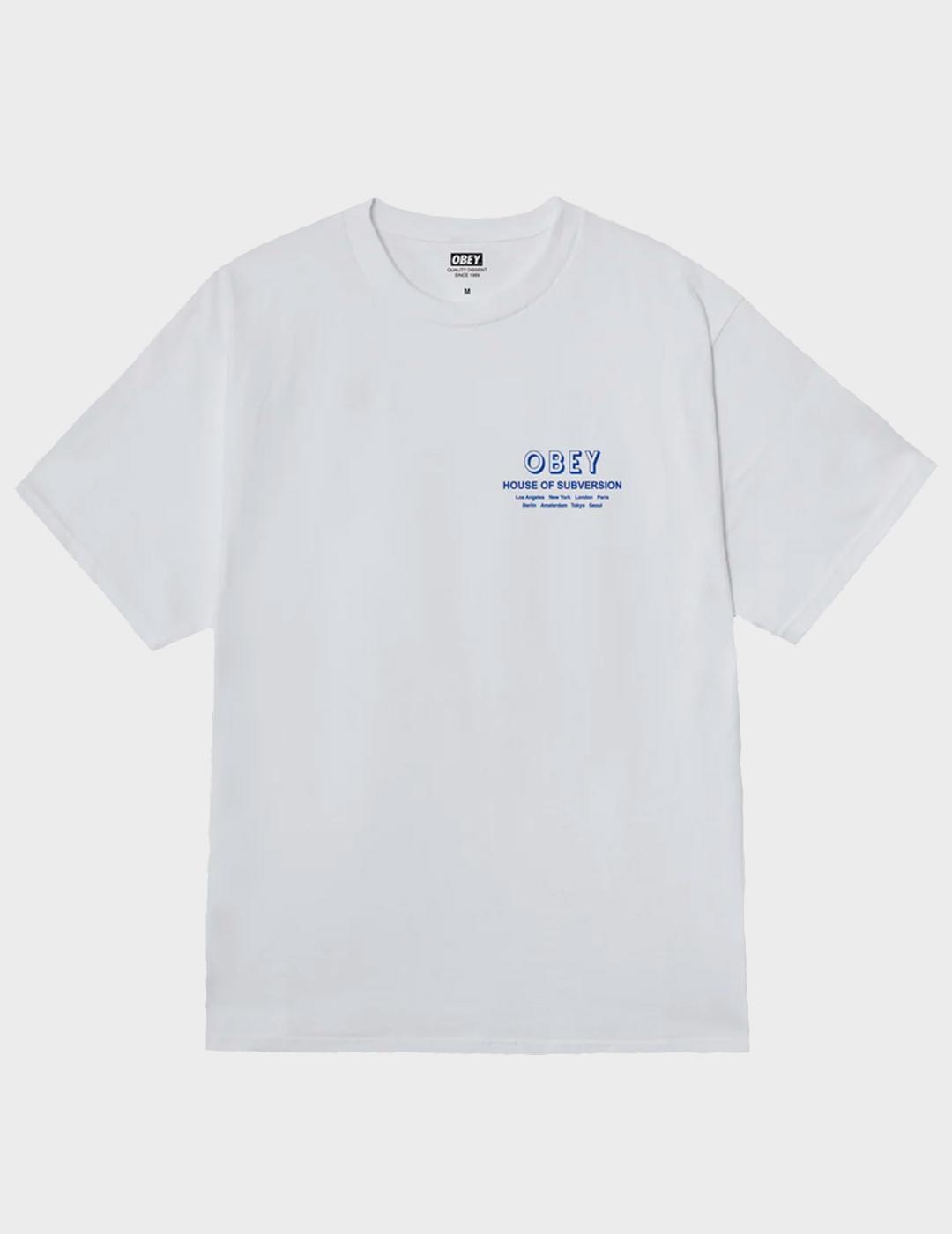 Camiseta Obey House of Subversion White