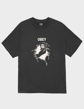 Camiseta Obey Nothing can save you Vintage Black