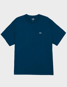 Camiseta Obey World in Flames Harbor Blue