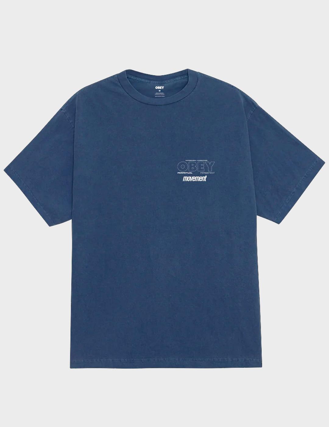 Camiseta Obey Persistent movement pgmntDarkDnm