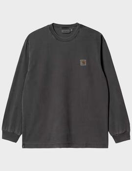Camiseta Carhartt L/S Vista T-Shirt Black Garment