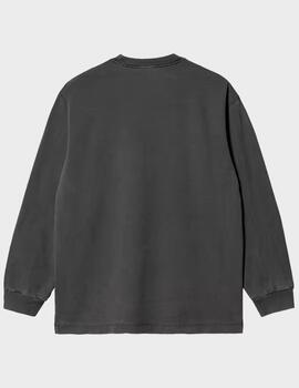 Camiseta Carhartt L/S Vista T-Shirt Black Garment