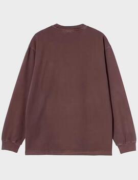 Camiseta Carhartt L/S Vista T-Shirt Palisander G/D