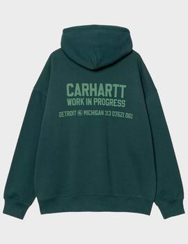 Sudadera Carhartt WIP Hooded DIstance Sweat Dark F