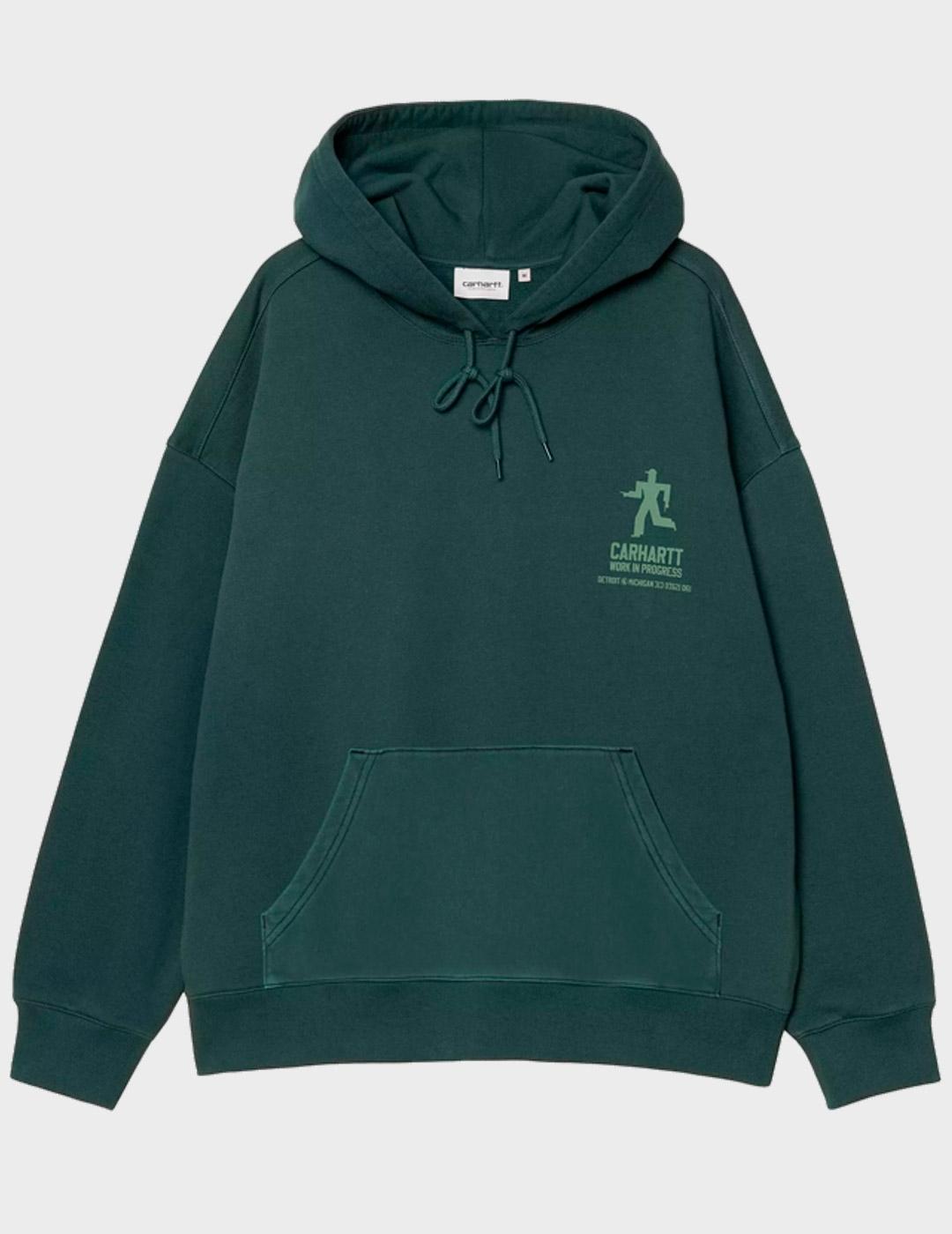 Sudadera Carhartt WIP Hooded DIstance Sweat Dark F