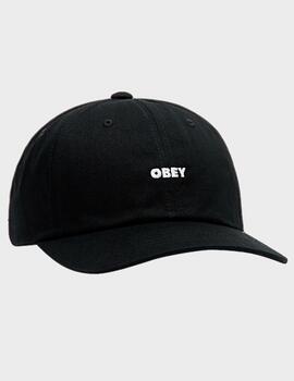 Gorra Obey Bold Curve 6 panel Black